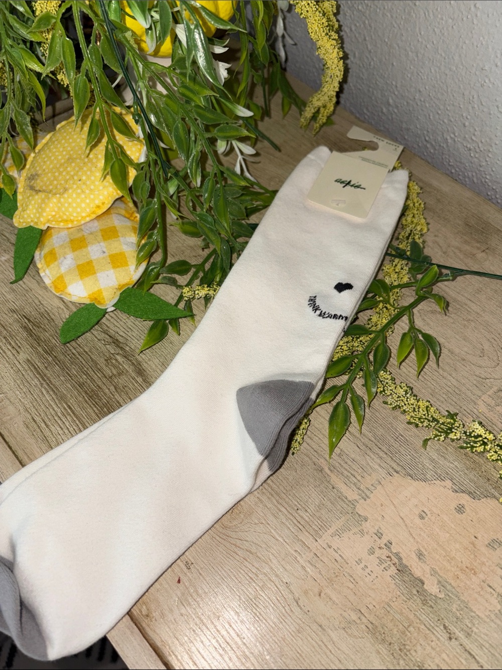 Aerie Think Warm Thoughts  OS Crew Socks